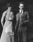 Elizabeth and Scrubby Howser, Lonepine, circa 1915.