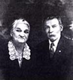 Josephine and Joseph Ulrich at their  50th Anniversary, Fort Dodge, Iowa, 1923.