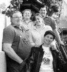 Francois Paul Dontenville and his family, Rita Spiehler Dontenville, Aimar Francois, Carole Dontenville Culverhouse, and Joelle Dontenville Trajin, Scherwiller September 2001.
